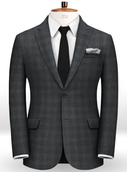 Caviar Mont Gray Wool Suit