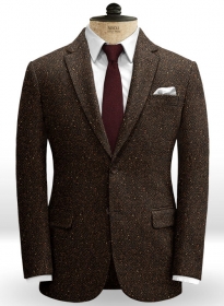 Basket Weave Brown Tweed Jacket