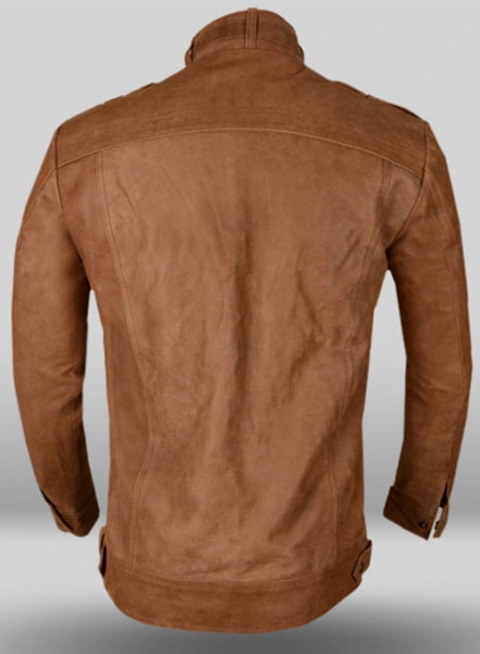 Light Tan Hide Leather Jacket # 602