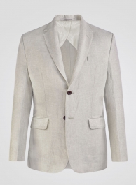 Italian Meadow Unstructured Linen Jacket