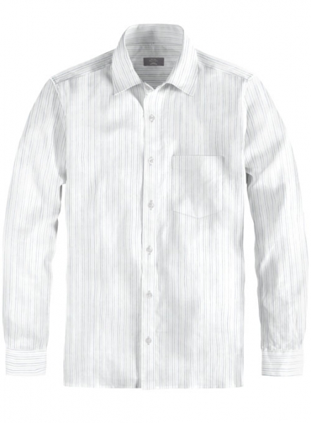 Giza Heather Cotton Shirt - Full Sleeves