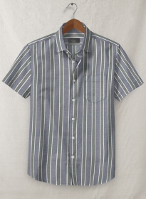 Cotton Stretch Jerma Shirt - Half Sleeves