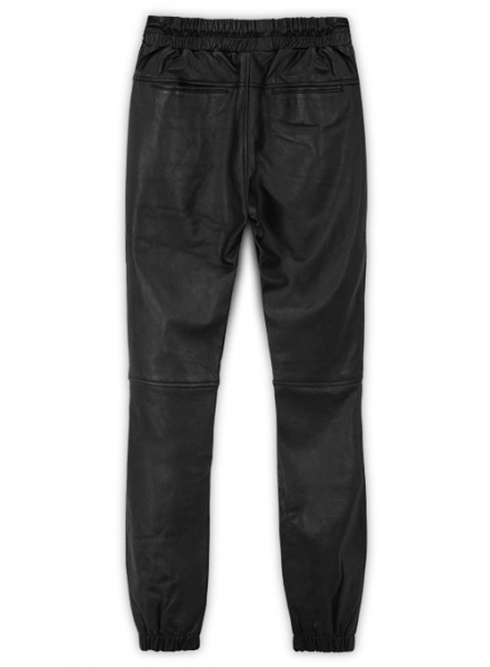 Selena Gomez Leather Joggers