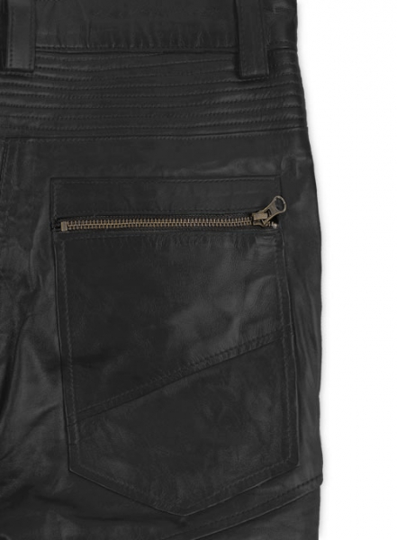 Leather Biker Jeans - Style #512