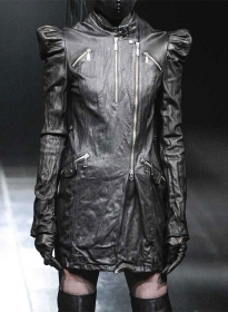 Caged Leather Dress - # 780