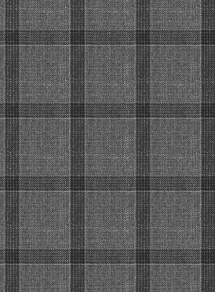 Napolean Tartan Gray Wool Jacket
