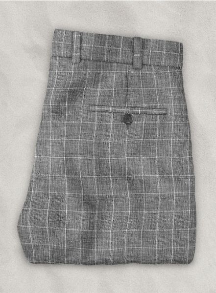 Italian Linen Lusso Black Suit
