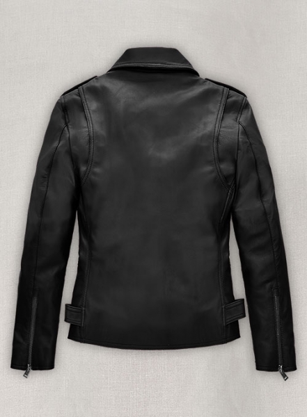 Black Jessica Alba Leather Jacket