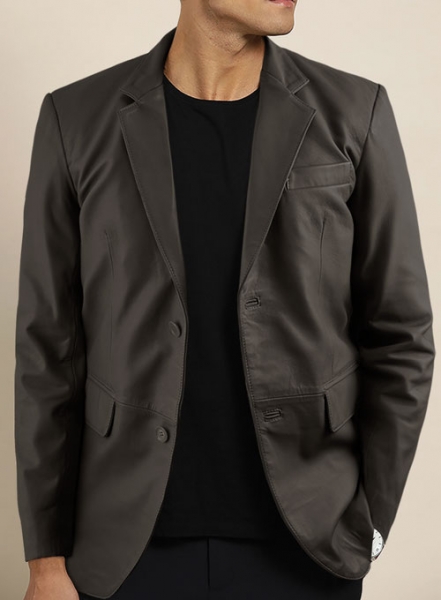 Soft Louis Brown Leather Blazer
