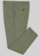 Green Feather Cotton Canvas Stretch Chino Pants