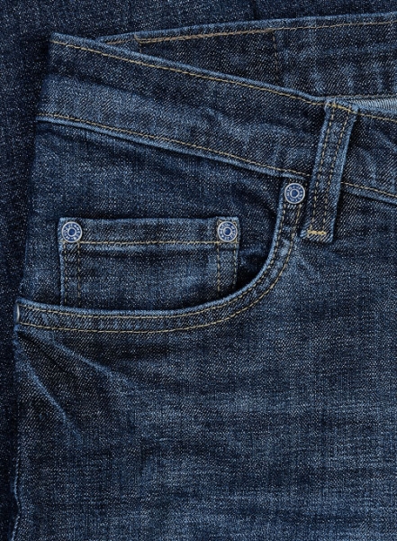 Dodgers Blue Indigo Wash Whisker Stretch Jeans
