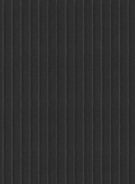 Napolean Windsor Black Stripe Wool Suit
