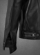 Black Sherpa Leather Jacket