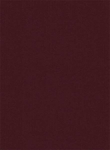 Burgundy Herringbone Cotton Shirt - Half Sleeves