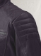 Firefly Moto Purple Biker Leather Jacket