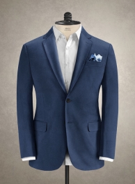 Caccioppoli Cotton Drill Delft Blue Jacket