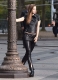 Barbara Palvin Leather Top