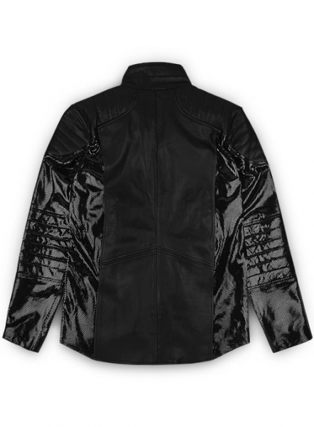 Thick Goat Black Batman Begins Christian Bale Leather Jacket