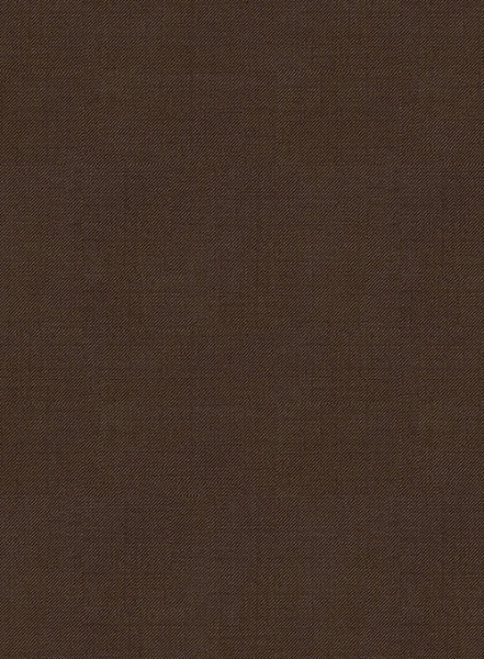 Worsted Brown Wool Suit