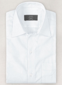Italian Herringbone White Shirt