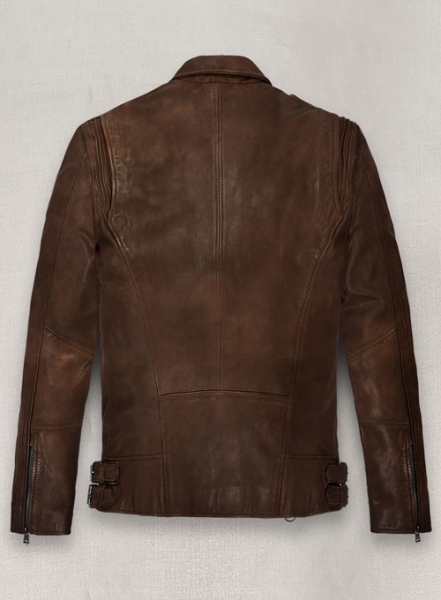 Falcon Spanish Brown Rider Leather Jacket
