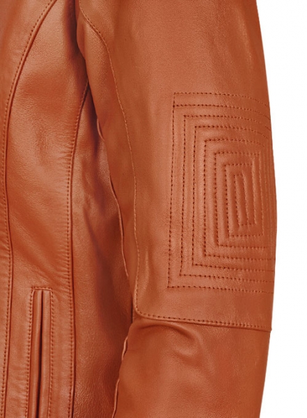 Terrain Brown Leather Jacket # 655