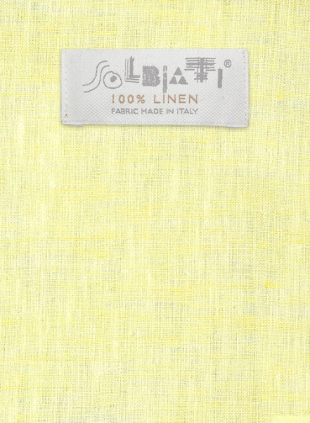 Solbiati Lemon Linen Shirt