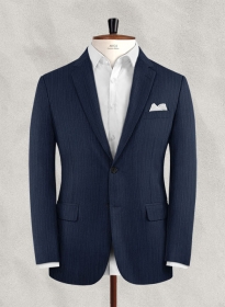 Reda Cierno Blue Wool Jacket