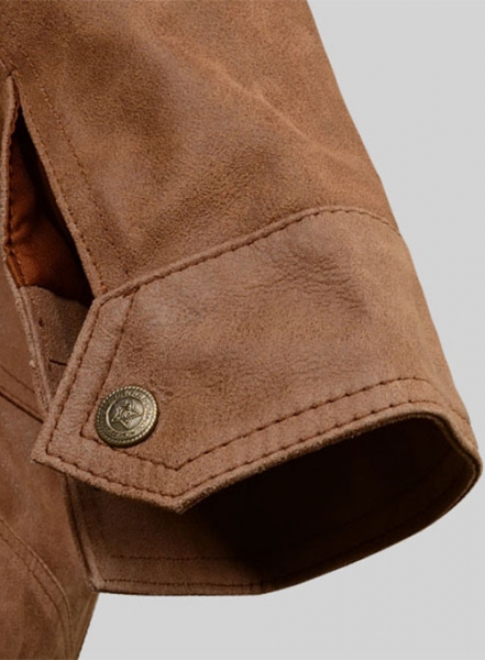 Light Tan Hide Leather Jacket # 602