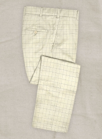 Casino Cotton Wool Stretch Pants