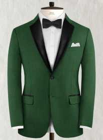 Napolean Yale Green Wool Tuxedo Jacket