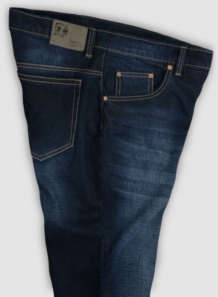 Storm Blue Hard Wash Whisker Jeans