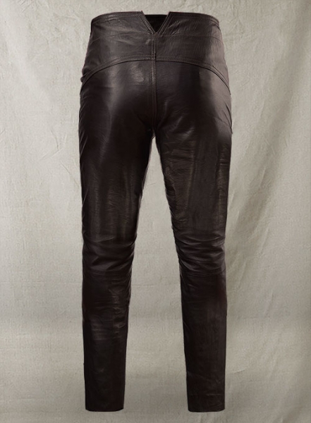 Soft Dark Brown Jim Morrison Leather Pants