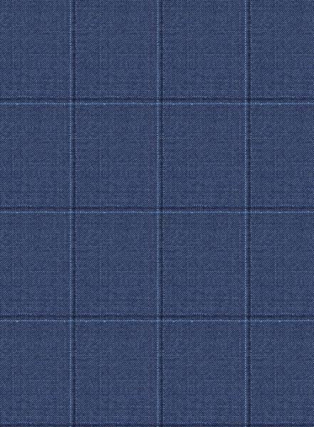 Napolean Pane Blue Wool Suit