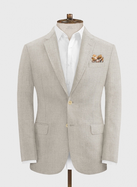 Pure Barn Beige Linen Jacket