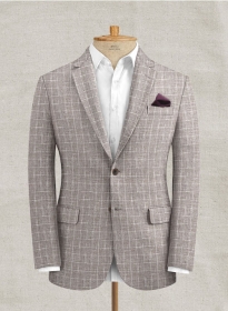 Italian Linen Lusso Brown Jacket