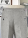 Napolean Stretch Gray Highland Wool Trousers
