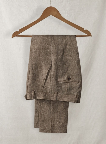 Italian Linen Bella Brown Pants
