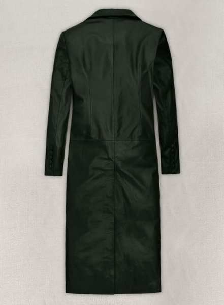 Chelsea Leather Long Coat