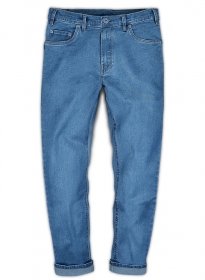 Fierce Blue Stretch Jeans - Light Blue