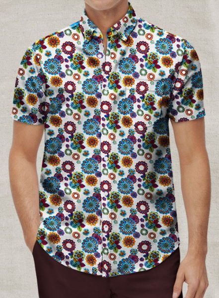 Italian Linen La Rona Shirt - Half Sleeves