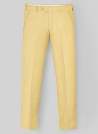 Scabal Yellow Wool Pants
