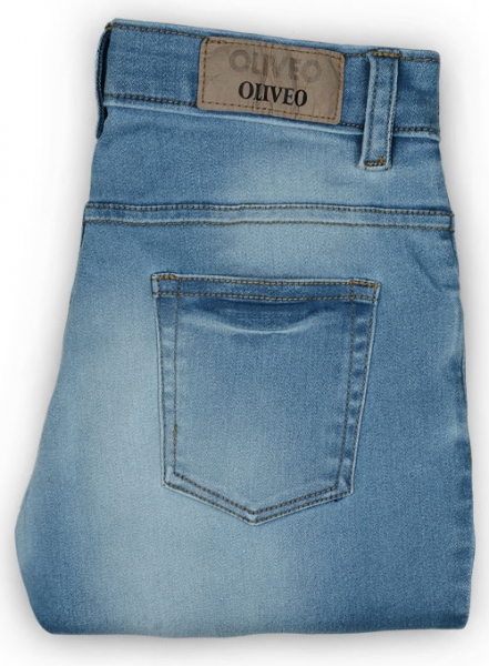 London Blue Stretch Jeans - Stone Wash