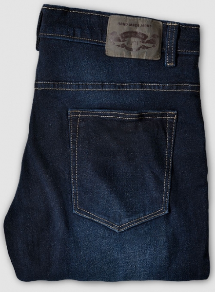Marina Blue Stretch Hard Wash Whisker Jeans