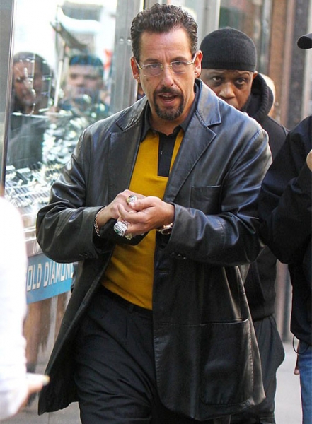 Adam Sandler Uncut Gems Leather Blazer