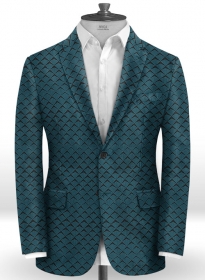 Ziata Teal Wool Jacket