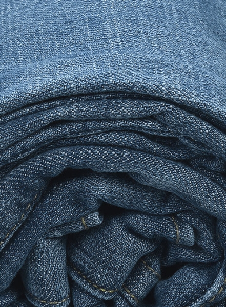 Dodgers Blue Stone Wash Whisker Stretch Jeans