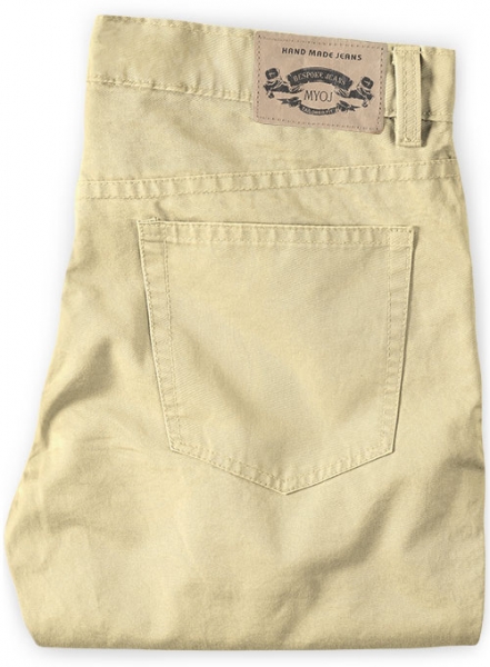 Stretch Summer Weight Sun Khaki Chino Jeans