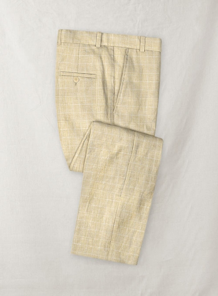 Italian Linen Lusso Burlywood Suit