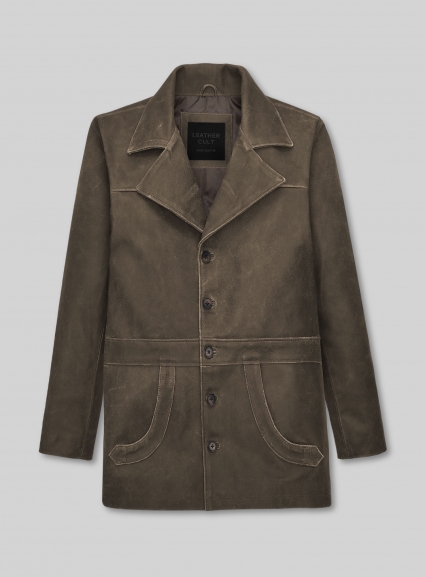 James Franco The Deuce Leather Trench Coat